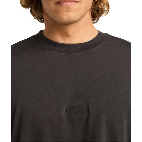 2025 Billabong Mens OG Wave Washed T-Shirt EBYKT00113 - Washed Black